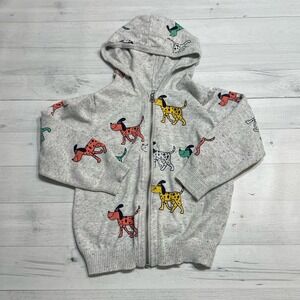 Seed kids dog zip‎ up sweater size 6